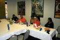 Primary view of [Guest authors at luncheon]