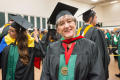 Thumbnail image of item number 1 in: '[An Older Woman at her Commencement Ceremony]'.