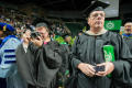 Primary view of [Faculty Members at Commencement Ceremony]