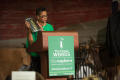 Primary view of [Dorothy Bland speaking from podium]