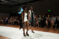 Primary view of [Design students walking down runway]