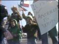 Primary view of [News Clip: Anti Iranian Protest]