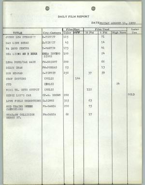 Primary view of object titled '[News Story Log: August 11 to December 31, 1972]'.