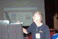 Photograph: [Man giving presentation at CSLA 2006 conference]