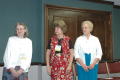 Photograph: [Three woman attending the CSLA 2006 conference]