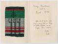 Thumbnail image of item number 2 in: '[Woven Christmas card]'.
