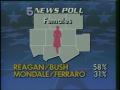 Primary view of [News Clip: 5 political poll]