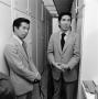 Photograph: [Three Japanese businessmen at NTSU]
