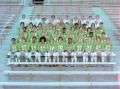 Photograph: [Football staff with the team]