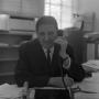 Photograph: [Photograph of Dr. Friedsam at his desk #2]