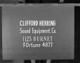 Photograph: [Clifford Herring Sound Equipment Company advertisement]