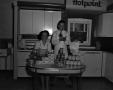 Photograph: [Margaret McDonald and Bill Guy on Hotpoint set]