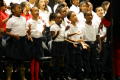 Primary view of [Choir members looking at the conductor]