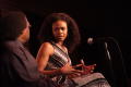 Photograph: [Kimberly Elise chats with Curtis King]