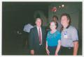 Primary view of [Photo of Howard Dean with two individuals]