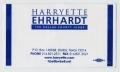 Text: [Business Card for Harryette Ehrhardt]