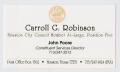 Primary view of [Business Card for John Poore]