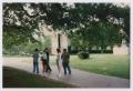 Primary view of [Photograph of a few TAMS students on pathway]