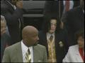 Primary view of [News Clip: Jackson Trial]