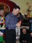 Photograph: [Guests opening gift at Mike and Tong's party]