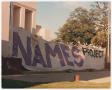 Photograph: [Color photograph of a NAMES Project banner]