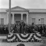 Photograph: [Harry Truman at the library ceremony]