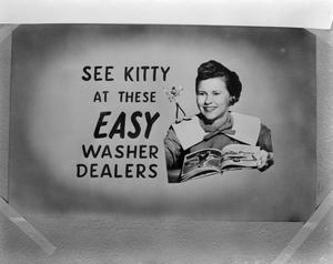 Primary view of object titled '[Advertisement for Easy Washer Dealers]'.