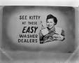 Thumbnail image of item number 1 in: '[Advertisement for Easy Washer Dealers]'.