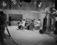 Photograph: [Students learning math on set]