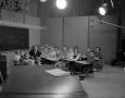 Photograph: [Photo of students on a classroom set]