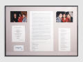 Primary view of [Custom letter and photograph frame]