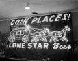Thumbnail image of item number 1 in: '[Advertising for Lone Star Beer sign]'.
