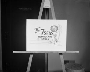 Primary view of object titled '[The 7 Seas Remoulade Sauce advertisement]'.