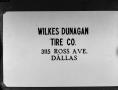 Photograph: [Wilkes Dunagon Tire Co. slides]