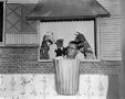 Photograph: [Dean Raymond and puppets]