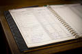 Primary view of [Guest ledger at Dickens exhibit]