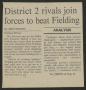 Primary view of [Clipping: District 2 rivals join forces to beat Fielding]