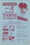 Pamphlet: [Yanni concert flyer]