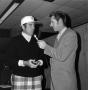 Photograph: [Jimmy Stewert interviewing a golfer]