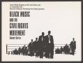 Text: [Invitation: Black Music and the Civil Rights Movement Concert]