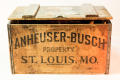 Photograph: [Side of an Anheuser-Busch crate]
