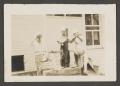 Photograph: [John, Charles, and Byrd Williams, III playing pirates]