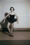 Photograph: [Ballet dancer in a black leotard]