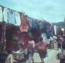 Photograph: [Clothing booths at the Chichicastenango Market]