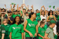 Photograph: [Families at UNT vs. Navy game, 2007]
