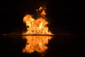Photograph: [UNT Homecoming Bonfire reflection, 2007]