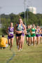 Photograph: [Women's Cross Country runners on course]