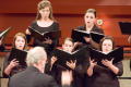 Photograph: [A Cappella Choir and conductor during Choral Fest 2007]