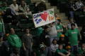 Photograph: [College Inn sign at Men's Basketball game, January 31, 2008]