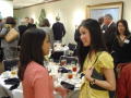 Photograph: [Lisa Ling speaking to Rushika Patel]